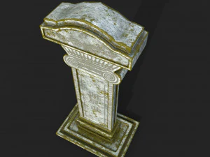 l&aacute;pide Modelo 3D