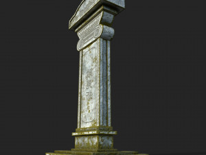 tombstone 3D मॉडल