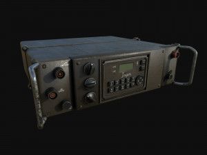 military radio 3D मॉडल