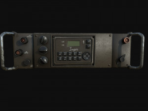 military radio Modèle 3D