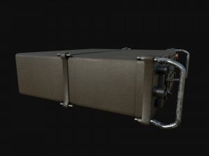 military radio Modèle 3D