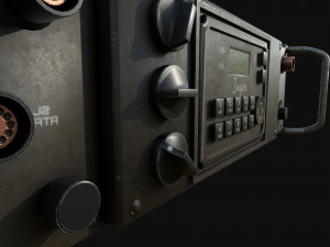 military radio Modèle 3D