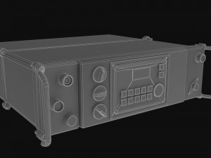 military radio Modèle 3D