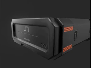 sci-fi crate 3D Model