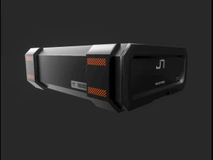 sci-fi crate 3D Model