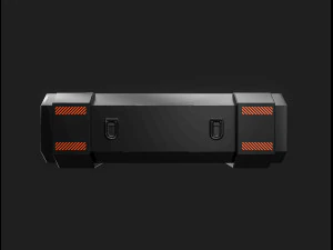 sci-fi crate 3D Model