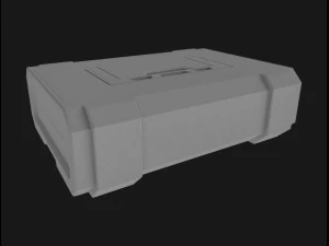 sci-fi crate 3D Model
