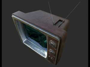 retro tv 3D Model