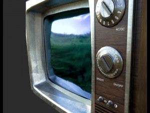retro tv 3D Model
