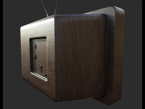 retro tv 3D Model