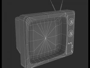 retro tv 3D Model