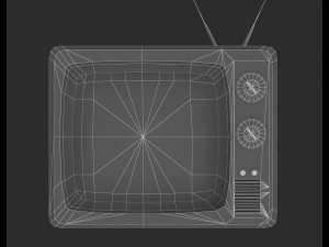 retro tv 3D Model