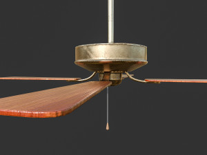 retro ceiling fan Modèle 3D
