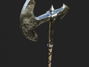 кельтский боевой топор 3D Модель