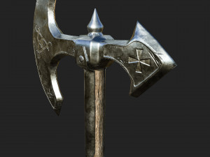 celtic war axe Modelo 3D