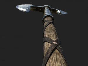 ascia da guerra celtica Modello 3D