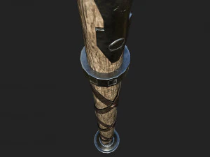 ascia da guerra celtica Modello 3D