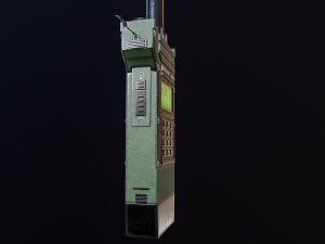 mr3000p vhf tactical military radio 3D Model