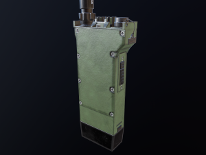 mr3000p vhf tactical military radio 3D Model
