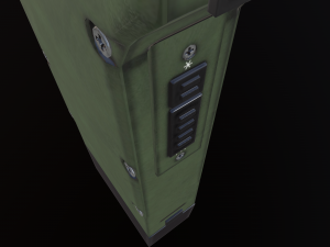 mr3000p vhf tactical military radio 3D Model