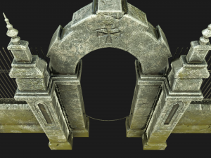 cemetery gateway 3D Model
