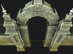 cemetery gateway 3D Model