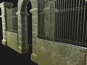 cemetery gateway 3D Model