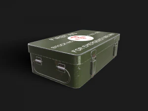 military first aid kit 3D Model