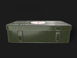 military first aid kit 3D Model