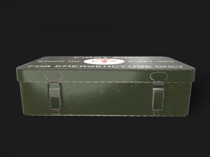military first aid kit 3D Model