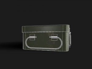 military first aid kit 3D Model