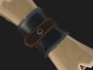 stylized scroll 3D Model