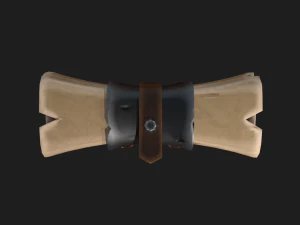 pergaminho estilizado Modelo 3D