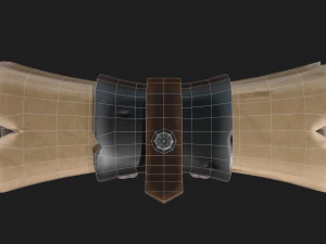 pergaminho estilizado Modelo 3D