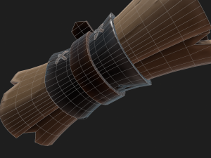 stylized scroll 3D Model