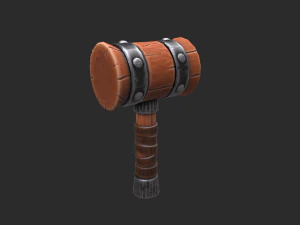 marteau stylis&eacute; Modèle 3D