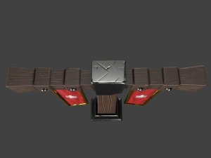 stylized pillar 3D-Modell