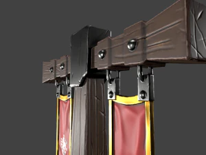 stylized pillar 3D Model