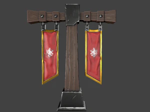 stylized pillar 3D Model