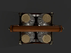 stylized milk carrier - tutorial included 3D Model