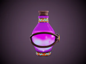 ramuan ajaib bergaya - termasuk tutorial Model 3D