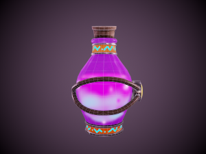 stylized magic potion - tutorial included Modèle 3D