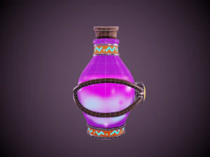 ramuan ajaib bergaya - termasuk tutorial Model 3D