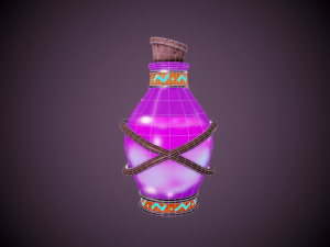 stylized magic potion - tutorial included Modèle 3D