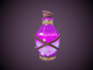 ramuan ajaib bergaya - termasuk tutorial Model 3D