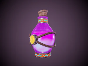 ramuan ajaib bergaya - termasuk tutorial Model 3D