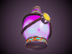 stylized magic potion - tutorial included Modèle 3D
