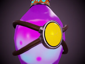 ramuan ajaib bergaya - termasuk tutorial Model 3D