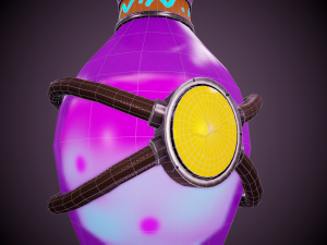 stylized magic potion - tutorial included Modèle 3D