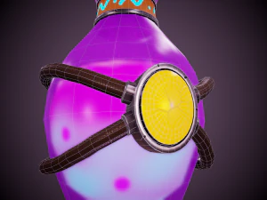 ramuan ajaib bergaya - termasuk tutorial Model 3D